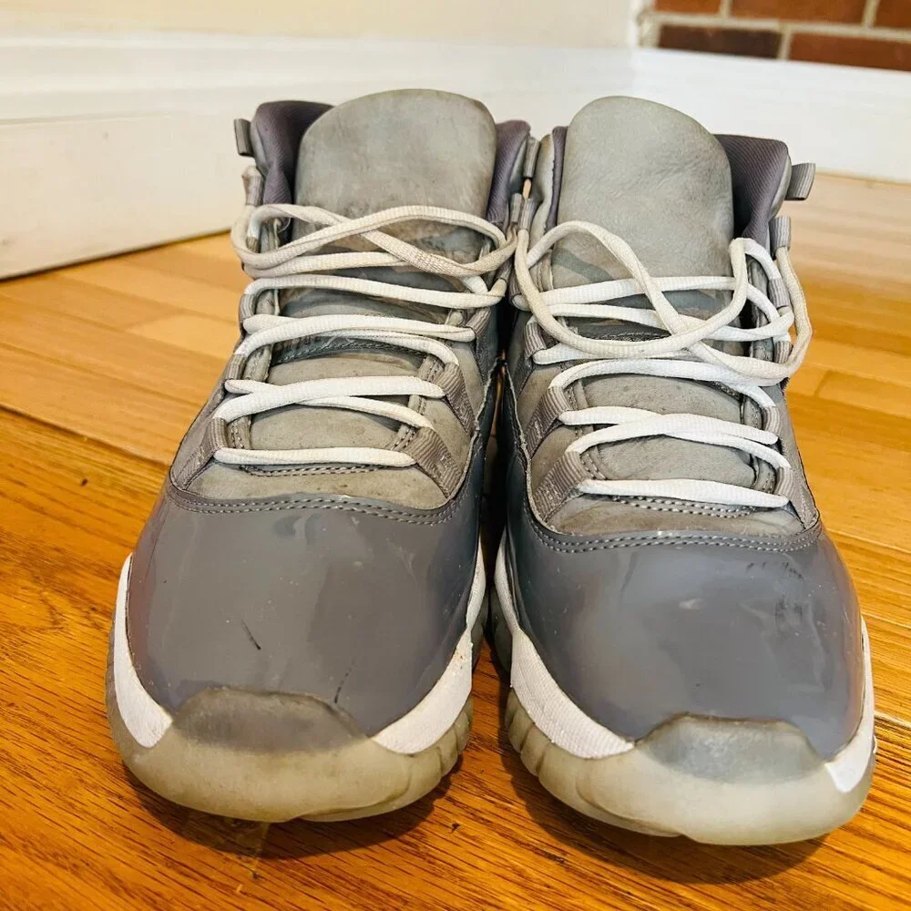 Nike Air Jordan 11 Retro High Cool Grey Sneakers Shoes Mens Size 10.5 CT8012-005
